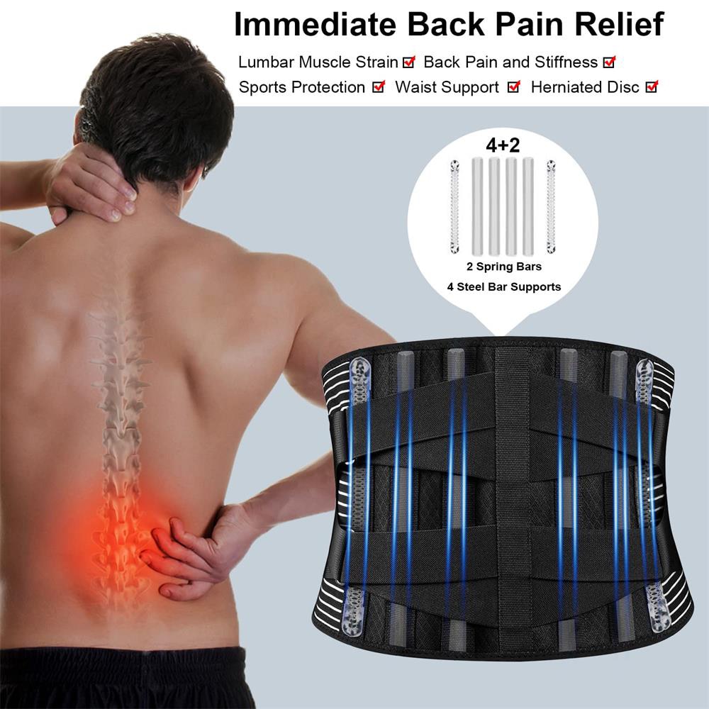 Lumbar Back Belt Gym Waist Support Men Orthopedic Corset Girdle Spine  Decompression Strap Waist Trainer Lower Back Pain Relief - AliExpress