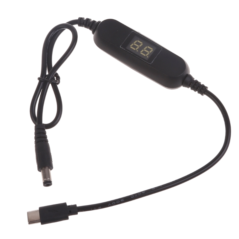 T8WC USB C to 2V 3V 4.5V 6V 9V 12V Power Cable for Radio Light Fan Toy Hygrometer. 