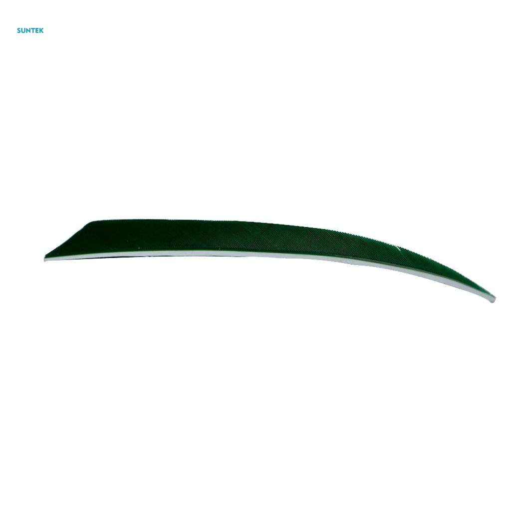 4x10 Pieces Shield Cut Archery Arrow Feather Fletching DIY Green. 