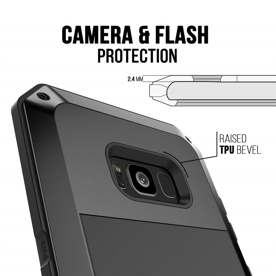 R-JUST for Samsung Galaxy S22 Ultra S21+ S20 Plus S10+ S10E S8+ S9+ S6 S7 edge Heavy Duty Protection Doom armor Metal Aluminum phone Case for Samsung Galaxy Note 20 Ultra Note 10+ Note 9 Note 8 Cover. 