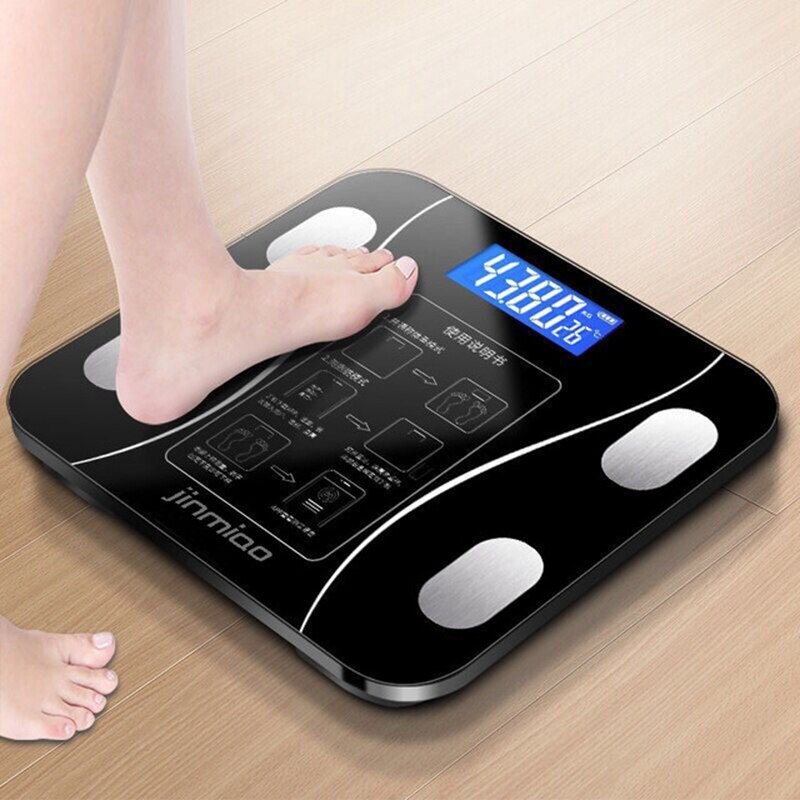 Bluetooth Body Fat Scale BMI Scale Smart Electronic ​Scales LED Digital Bathroom Weight Scale Balance Body Composition Analyzer. 