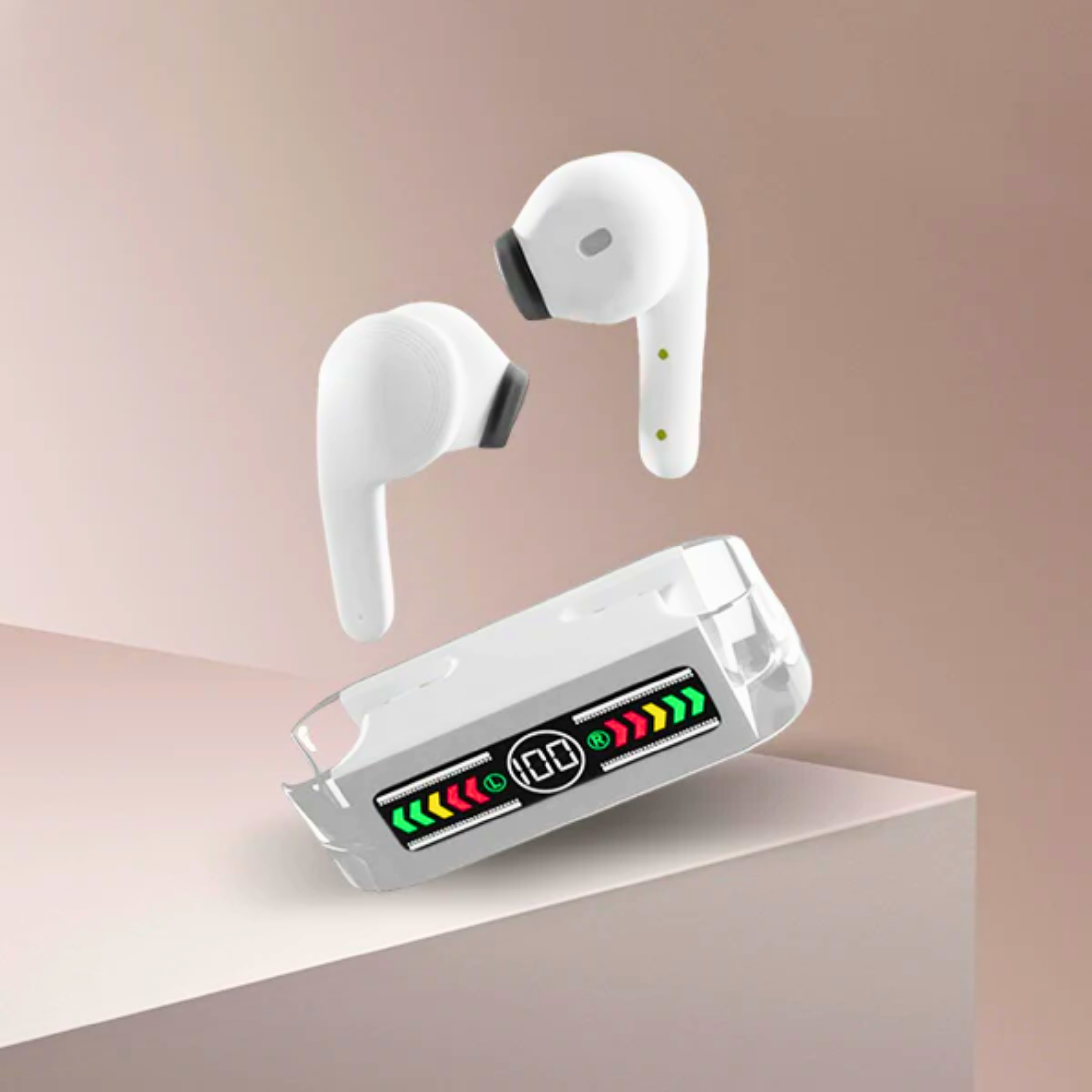 M12 Max TWS Earbuds Bluetooth 5.3 | 2 Side Calling | True Wireless Earphone | IPX7 Waterproof Bluetooth