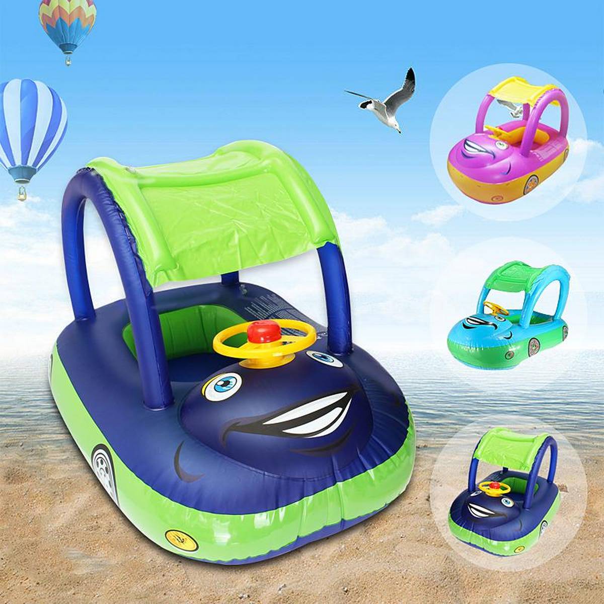Child Baby Swim Float Ring Swimming Bebe Pool Seat Inflatable For 636