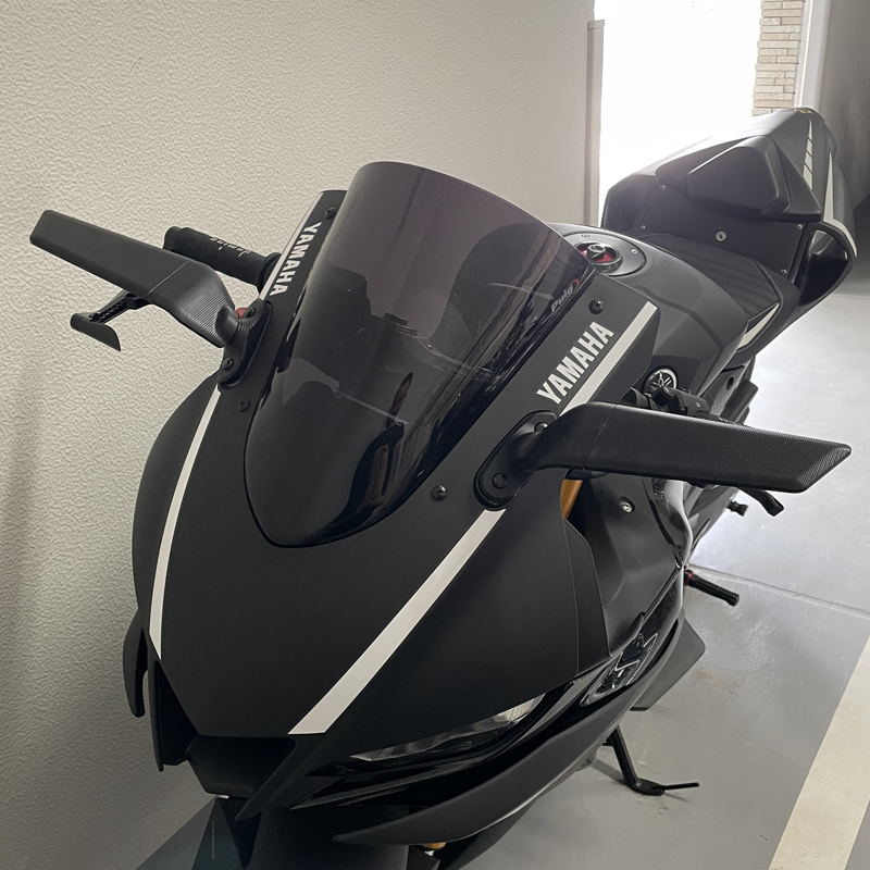Yamaha R15 V3 Stylish Wind Wing Adjustable Rotating Rearview Mirror Side. 