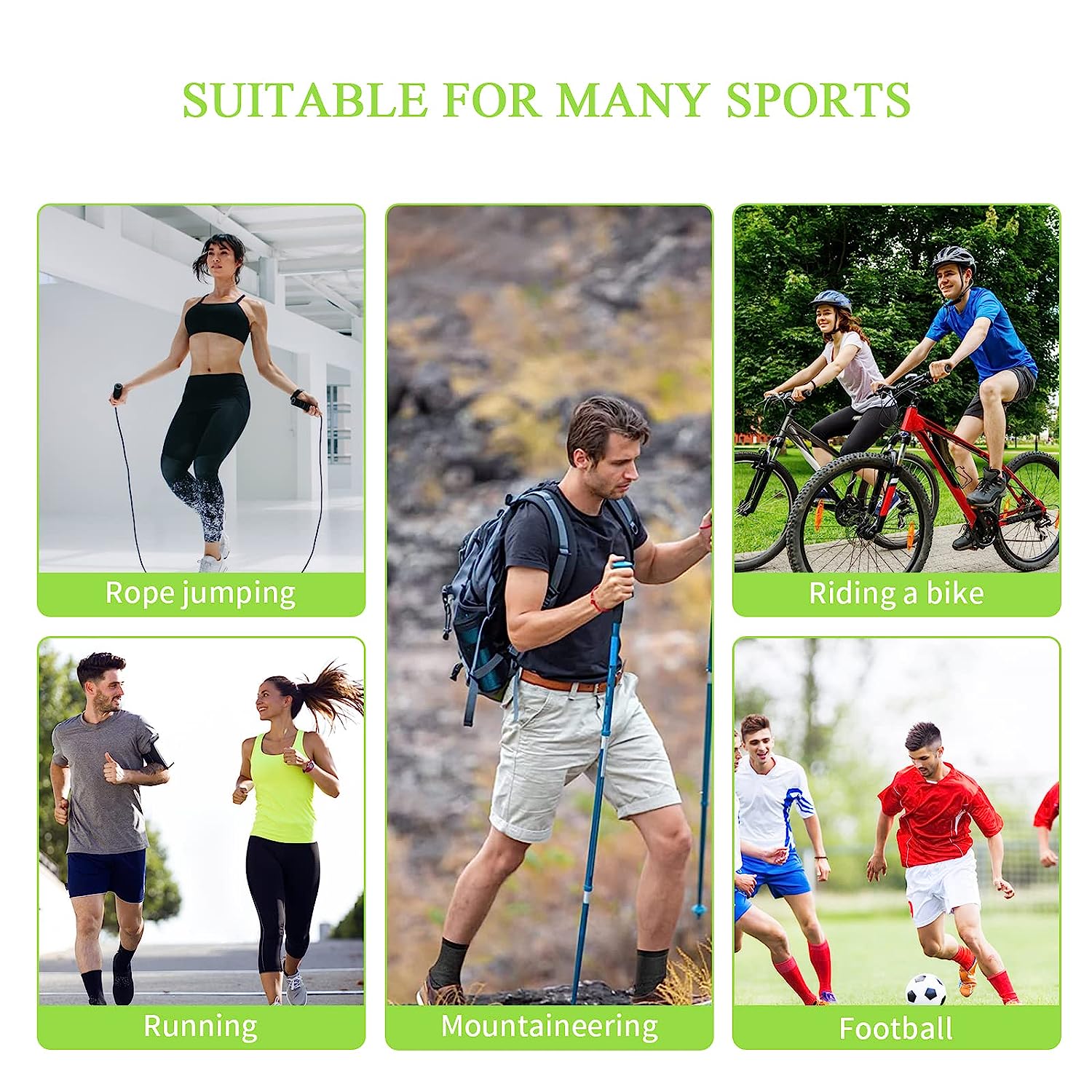 Ankle Brace, Ankle Support with Adjustable Strap for Weak Ankles, Sleeve Socks for Ligament Damage, Sprained Ankle, Plantar Fasciitis, Achilles Tendonitis, One Size for Men & Women. 