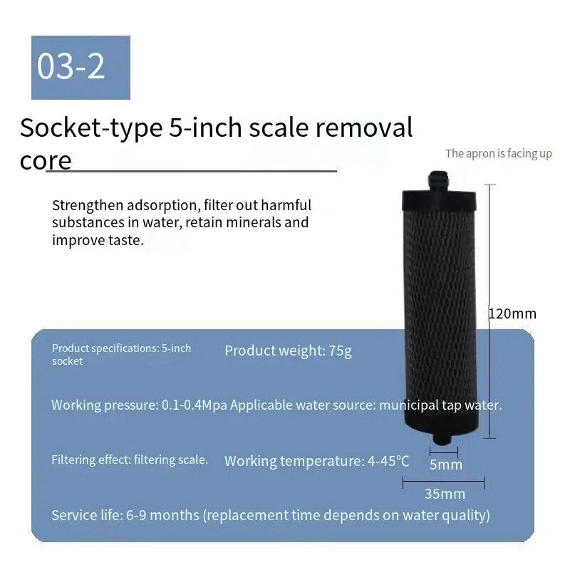 Universal Ceramic Filter Cartridge 10 Inch Socket Ceramic Direct Insert ...