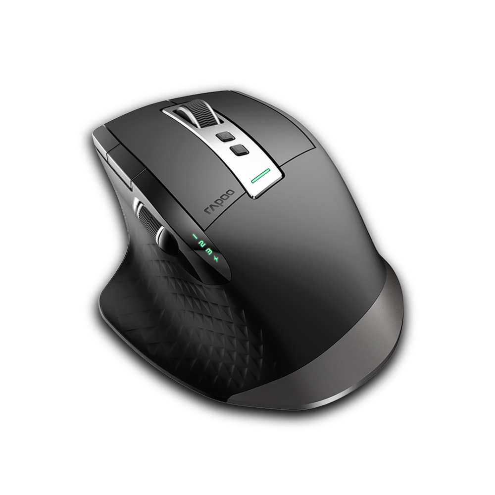 Rapoo MT750S Multi-mode Wireless Mouse Switch between bluetooth 3.0, 4.0 and 2.4G Adjustable 600-3200DPI Ergonomic design. 