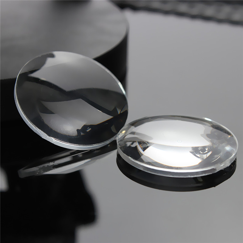 10Pcs Dia 25mm Focal Length 45mm BiConvex Clear Lens Convex Glass Lens For Google Cardboard Box 3D VR Glasses Magnifying Lens