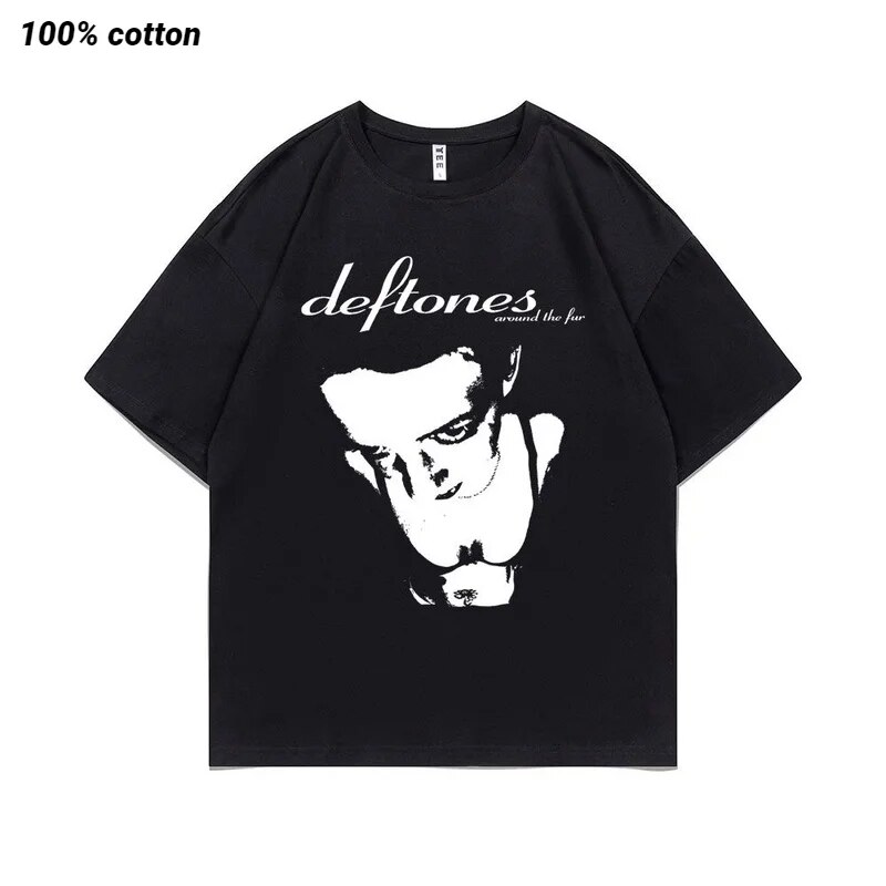 Limited Edition Deftones Tshirt Around The Fur T-shirt Adrenaline T Shirt White Pony Deftones Merch Chino Moreno Diamond Eye Tee. 