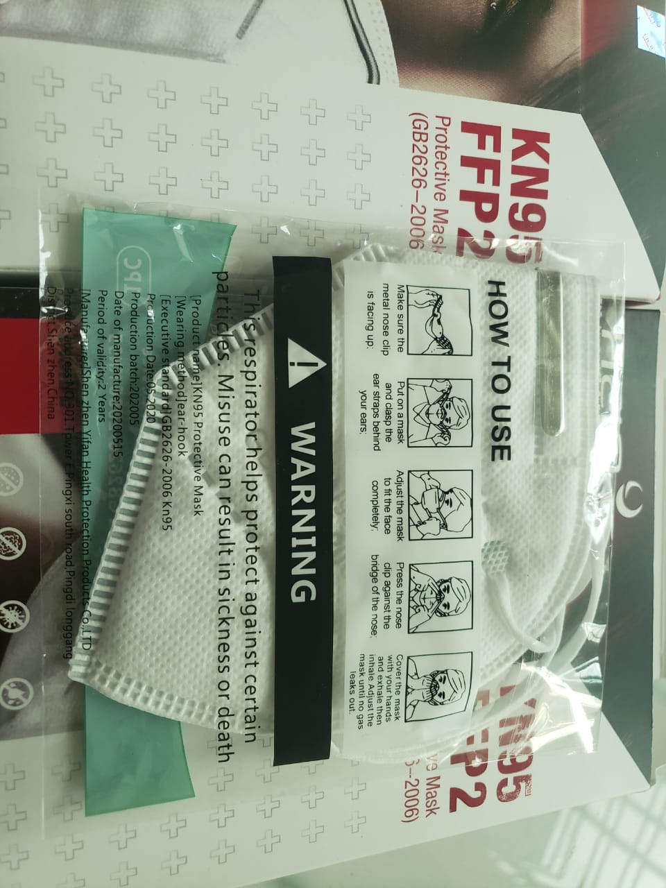 KN95 FFP2 Mask Heiq Viroblock 10 pcs. 