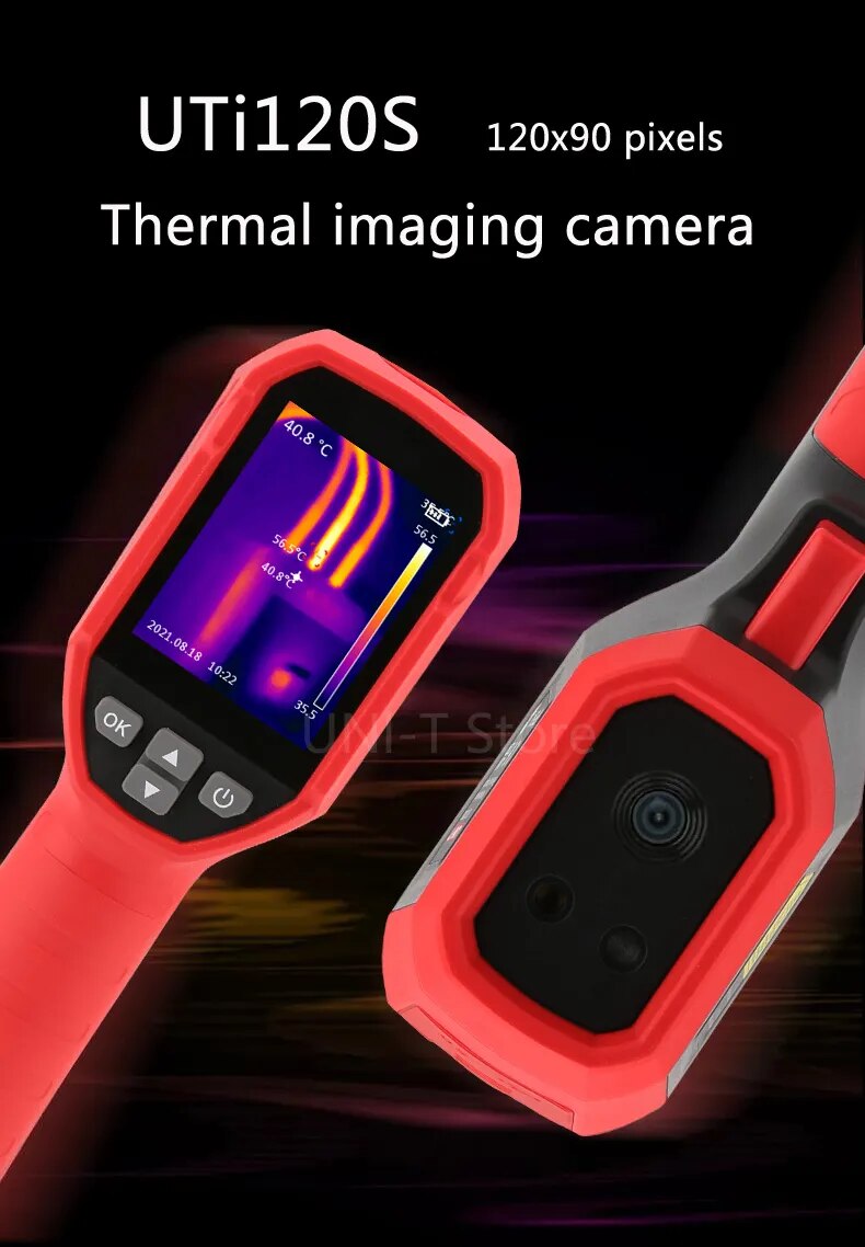 UNI-T UTi120S Infrared Thermal Imager PCB Circuit Industrial Testing Floor Heating Tube Testing Temperature Thermal Camera. 