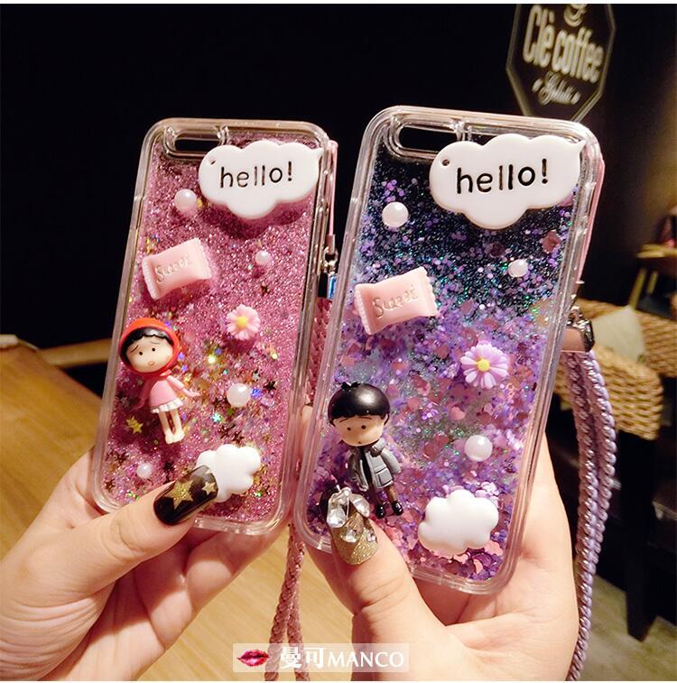 Applicable vivo Yang zi same style iqoo9 Quicksand y76S Mobile Phone Shell Silicone y9s Lanyard Rabbit Neo3 Trendy women. 