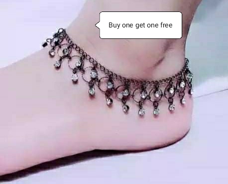 Charming looking Fashionable Ring Anklet payel For Women. 