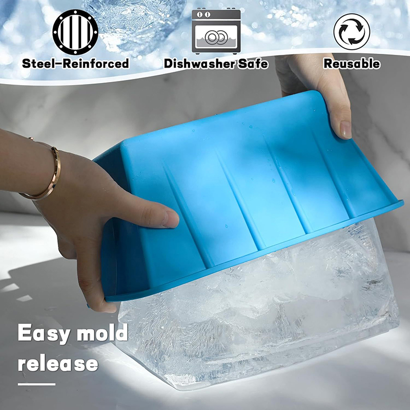 Large Ice Block Mold For Ice Bath Tub, 8lb Extra Large Ice Cube Molds brave. 