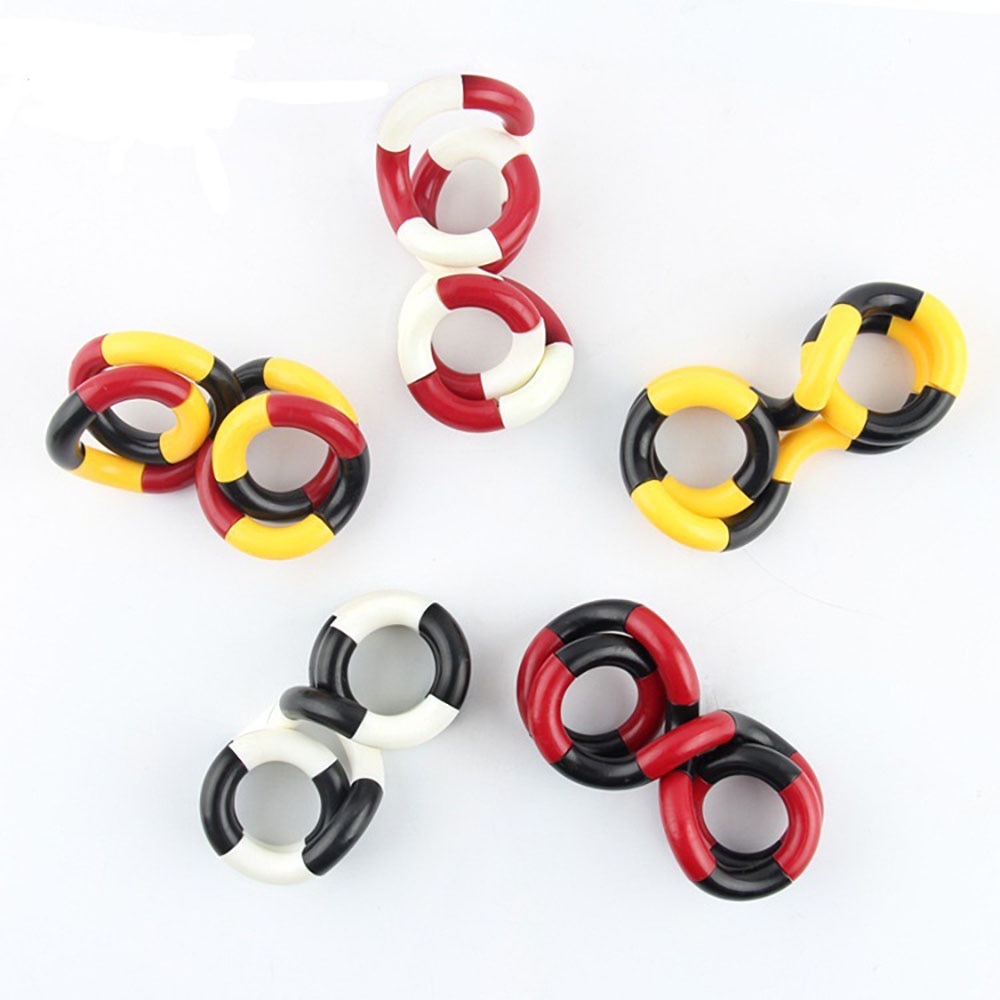【Yurui】New Tangle fidget toy Variety of twited rope Twiting ring toy muic decompreion toy decompreion vent. 