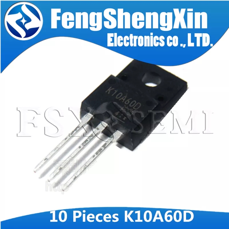 10pcs T K9A20DA K9A90E K10A60W K10A50D K10A60D K11A60D K11A65D K11A65W TO-220F MOSFET. 