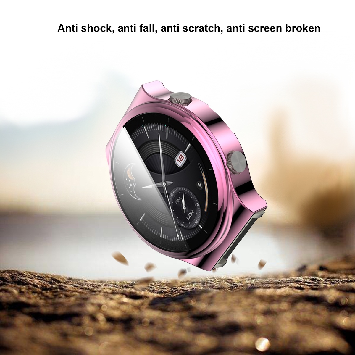 For Huawei Watch GT 2 Pro Full Coverage TPU Protective Case Cover. 