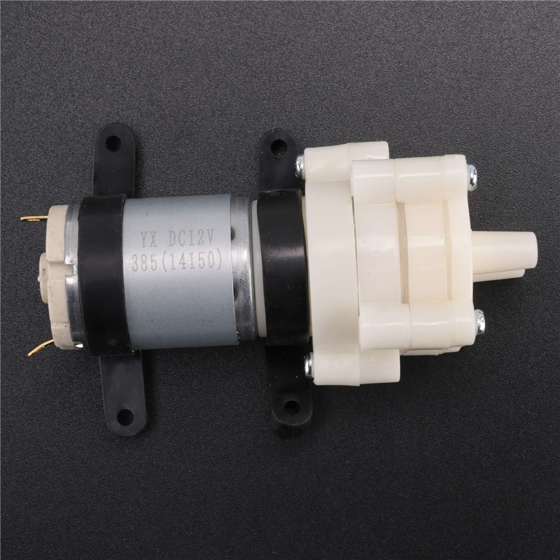 R385 DC Diaphragm Pump Tea Maker 6-12V Mini Suction Pump Laptop Water Cooling Fish Tank Pump Multi-Function Module Easy to Use. 