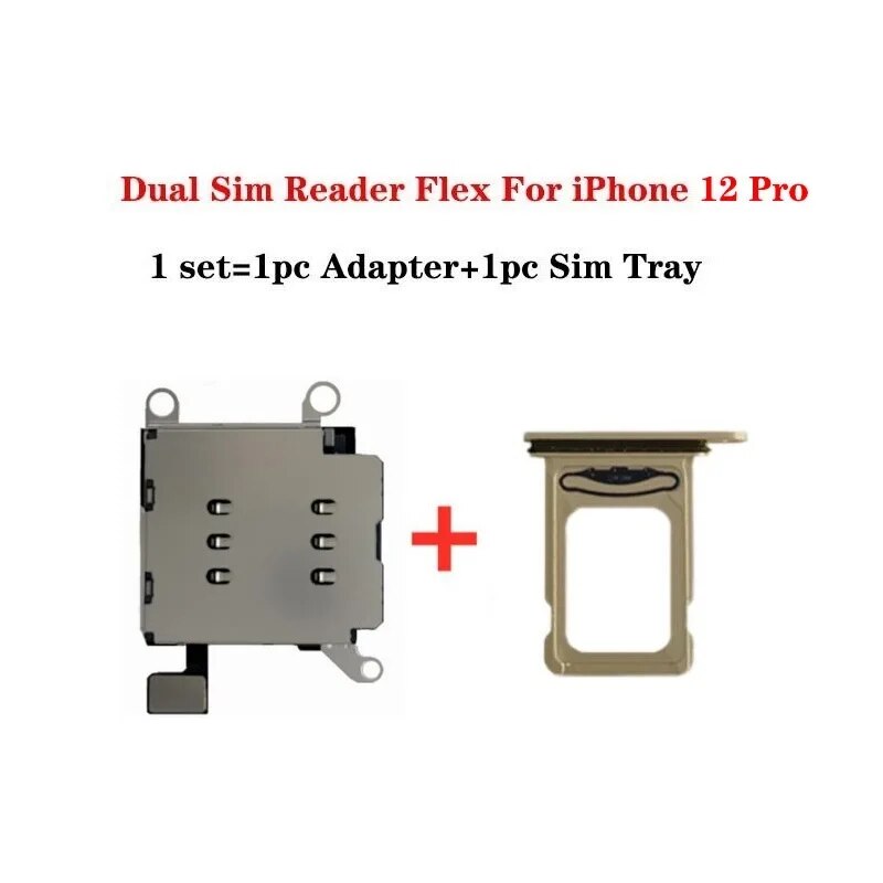 Repair Replacement Parts Dual Sim Card Reader Flex Cable For