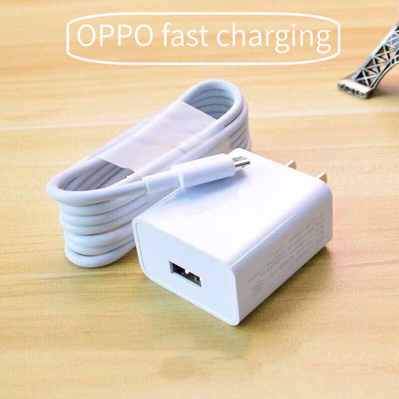 OPPO original charger fast charging data cable 5V2a10w charger suitable for A5s, A3S, A52020, F9, F7 and other series. 