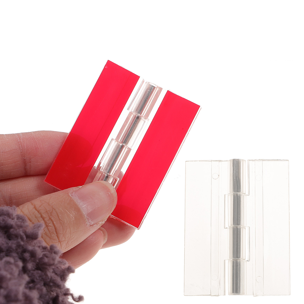 5 Pcs Self-Adhesive Hinge Cabinet Hinges Glass Double Sided Tape Table Door Acrylic Aquarium Lid Small Clear Acrylic Hinges. 