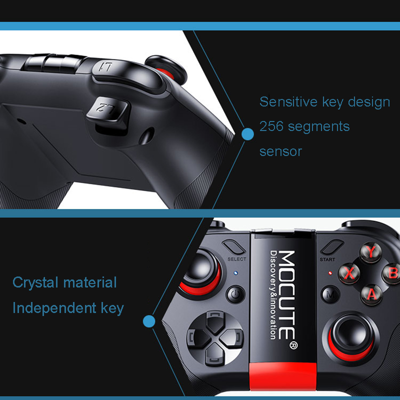 Mocute 054 Gamepad Mobile Joypad Android Joystick Wireless VR Controller Smartphone Tablet PC Phone Smart TV Game Pad. 