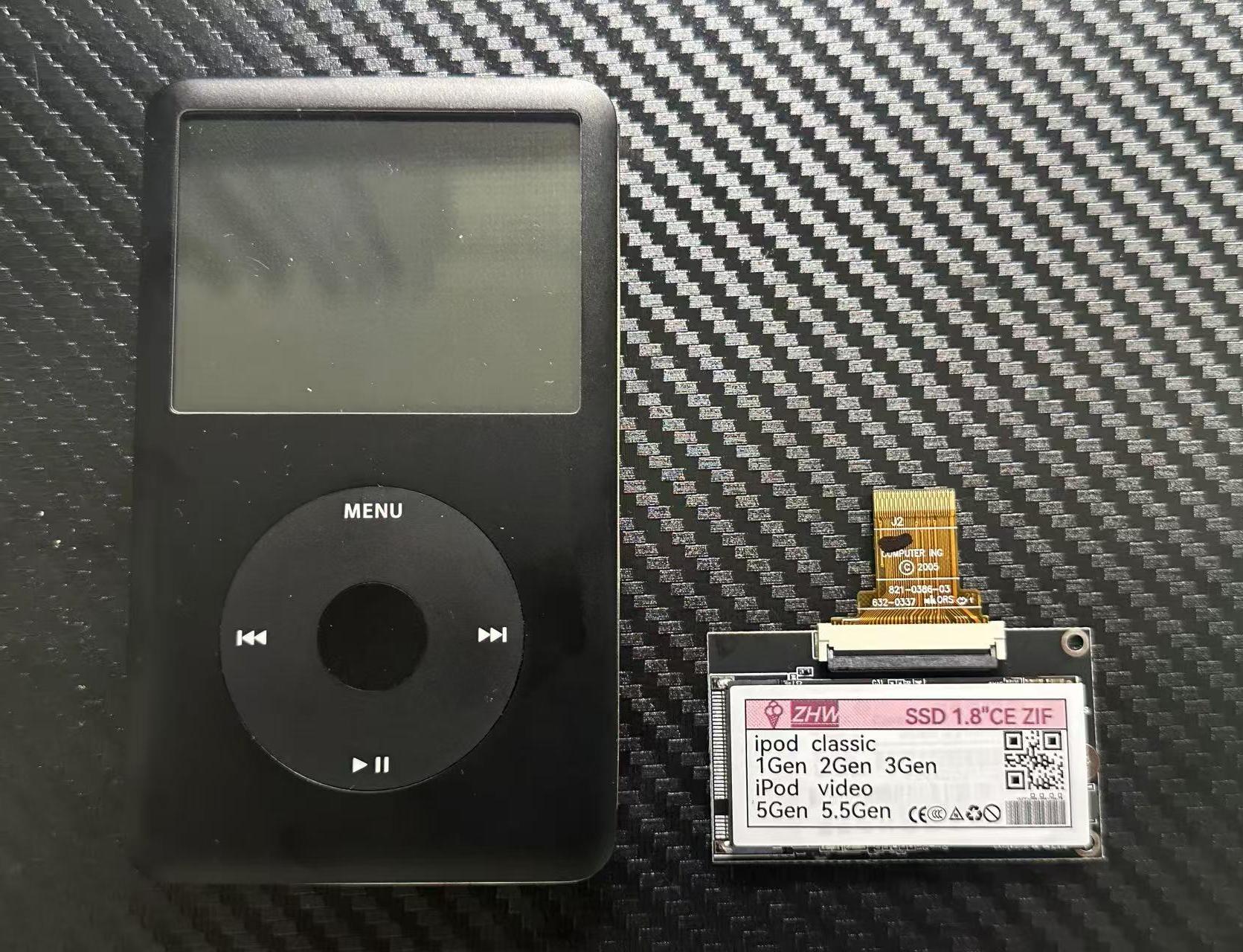 China's new iPod classic small size SSD best chip optimization 5th 5.5th 6th 6.5th 7th 7.5th running stable province saving. 