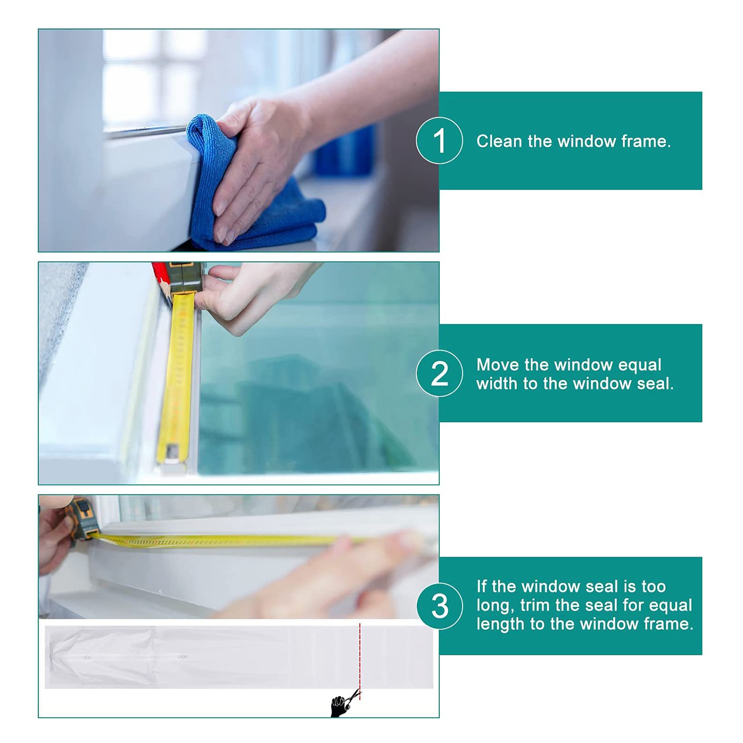 Portable Air Conditioner Parts-Air Conditioner Window Kit-Portable Ac Window Kit-Sliding Door Window Vent Kit. 