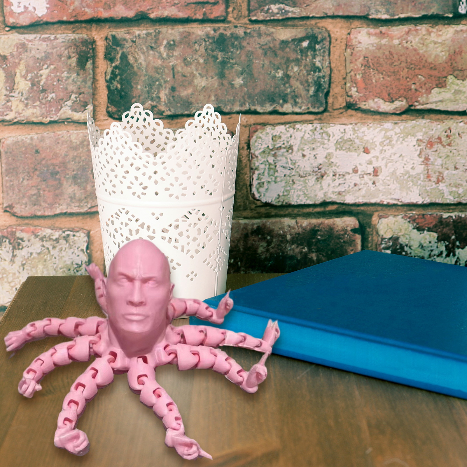 Harmless Toy Colorful 3d Printed Octopus Figurine with Moving Tentacles Fun Unique Birthday Gift Toy for 3d Printed Toy. 