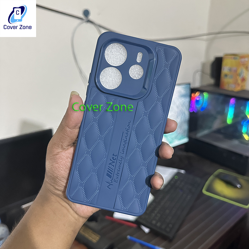 Xiaomi Redmi Note 14 4G Back Cover Spigen Style NeT Core Armor Case For Redmi Note 14 Phone Case. 