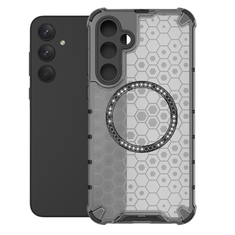 For Samsung Galaxy A35 5G Case Honeycomb MagSafe Shockproof Camera Protection Back Cover Galaxy A35 5G casing
