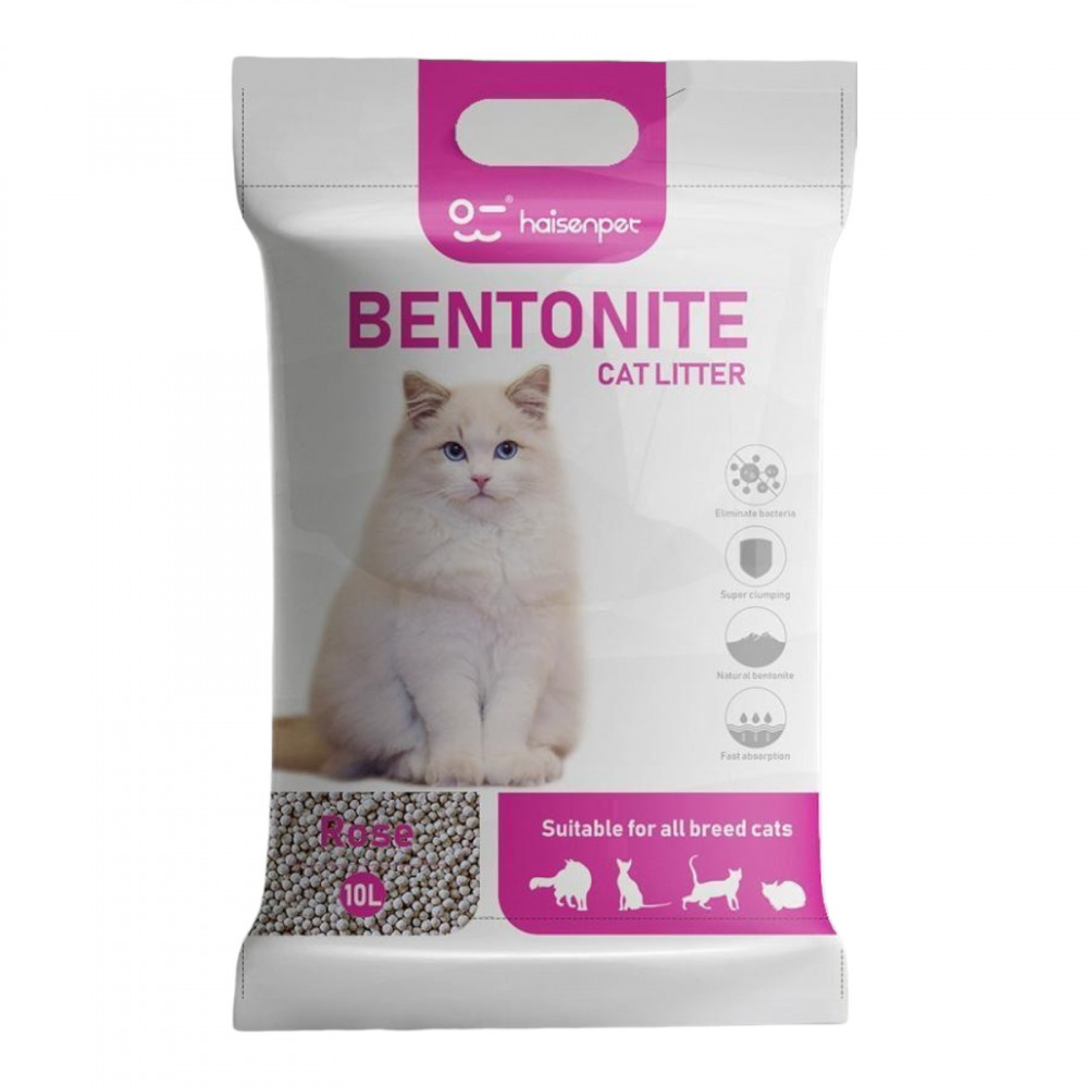 HaisenPet Bentonite White Cat Litter Apple 10ltr