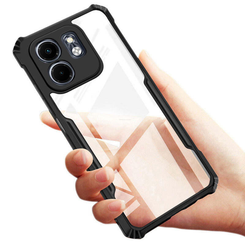 Quiberk for Infinix Smart 9 HD / Hot 50i Case Edge-Reinforced Shockproof Hard Transparent Phone Cover. 