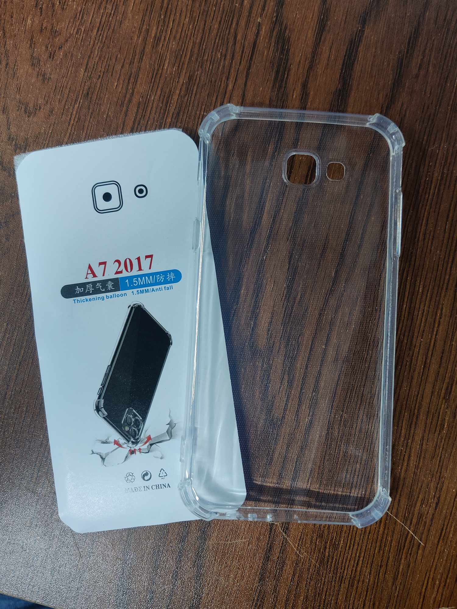 transparent back cover for Samsung Galaxy A5 (2017). 