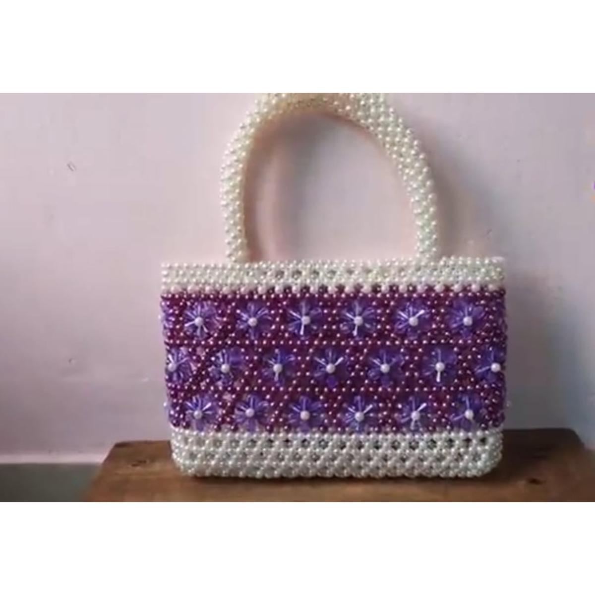 i caved and made a bag!! i just went for it without a tutorial or pattern  which i think shows but i LOVE IT : r/kandi