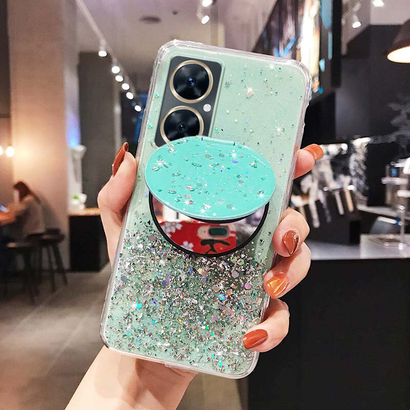 Phone case vivo Y27 4G Sparkling Star Moon Soft Silicone Transparent Mirror Anti Drop Back cover VIVO Y27 case
