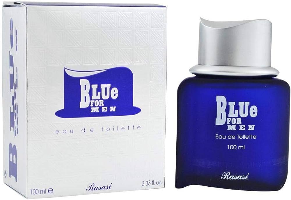 Amazon.com : Blue for Men EDT - Eau De Toilette 100ML(3.4 oz) | Unique  Refreshing Mint and Citrus Notes with warm Woody notes | by RASASI Perfumes.  : Beauty & Personal Care