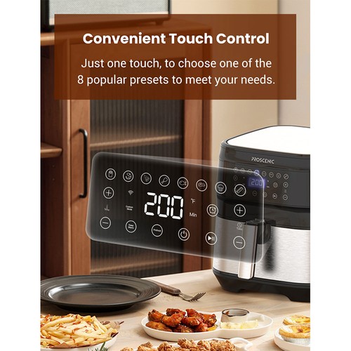 Proscenic T21 Smart Air Fryer 1700W Oil-free With Multi Functions. 