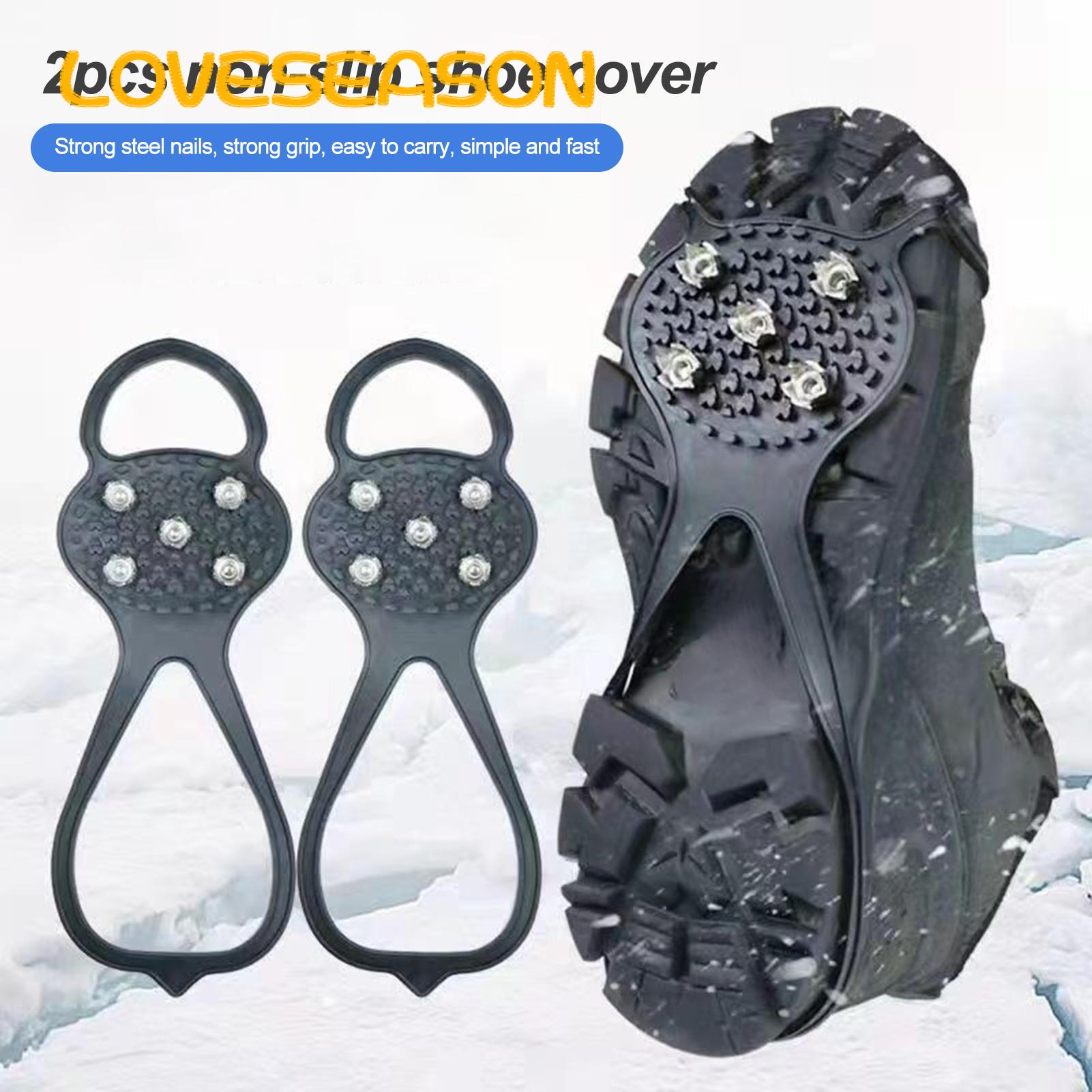 Gripper Spikes Ultimate Grip Ice Snow Boot Crampons Non-slip Spikes for Unmatched Traction Ideal for Southeast Asian Buyers Studs Crampons