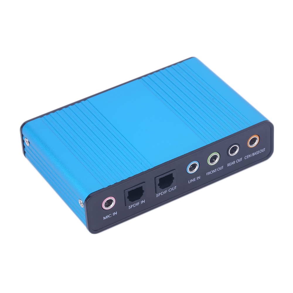 USB Sound Card USB 5.1/7.1 Channel Audio Controller Optical Sound Card External Audio Driver Card Converter for PC Desktop Sound Adapter（blue） high quality. 