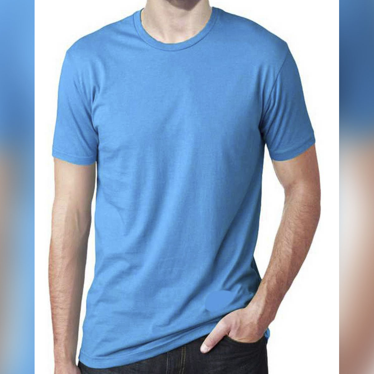 t shirt sky blue color