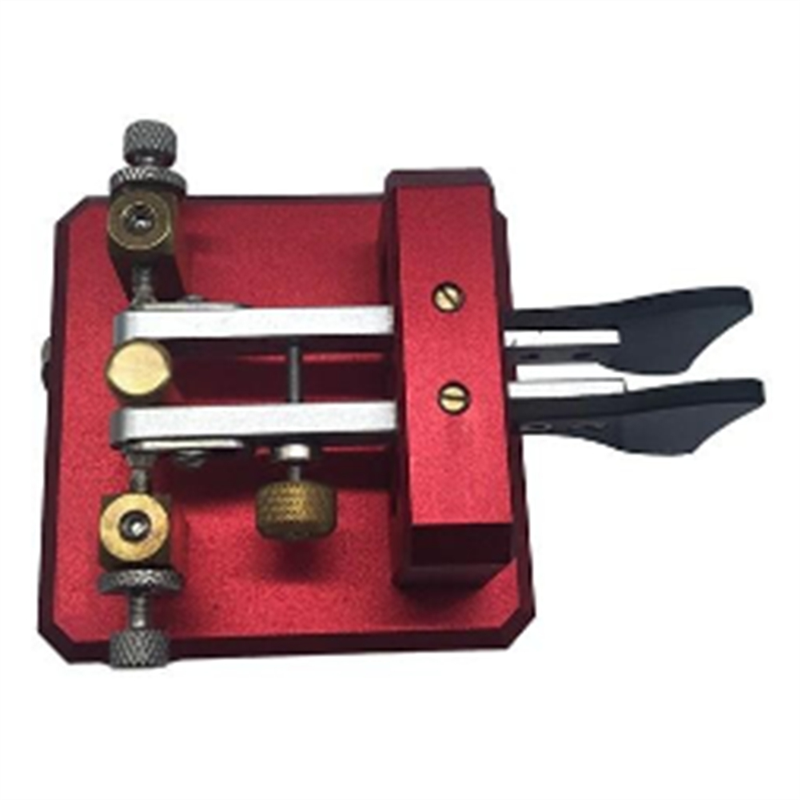 Automatic Morse Dual-Paddle Telegraph Key CW Key for Ham Radio Users for Amateur HAM RADIO CW Paddle Key Amateur Easy to Use Blue. 
