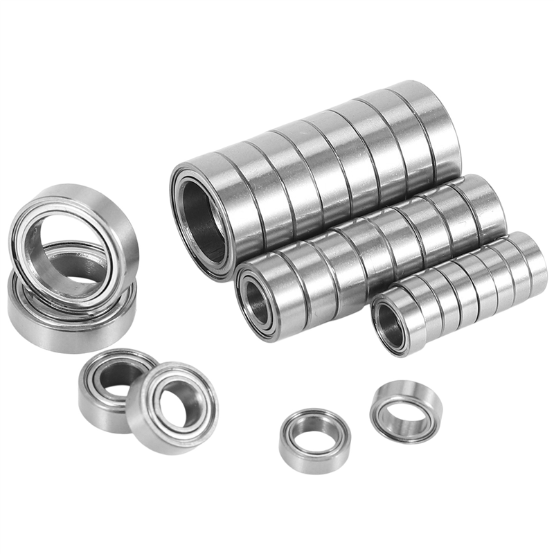 30Pcs Metal Steel Ball Bearing Set for -10 1/10 RC Car