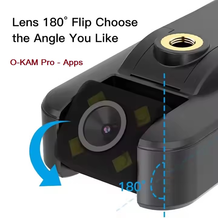 New 3MP O-KAM Pro - Apps  Mini 4G Camera Compact Wireless Device with eight-Hour Continuous Recording  CCTV Camera. 