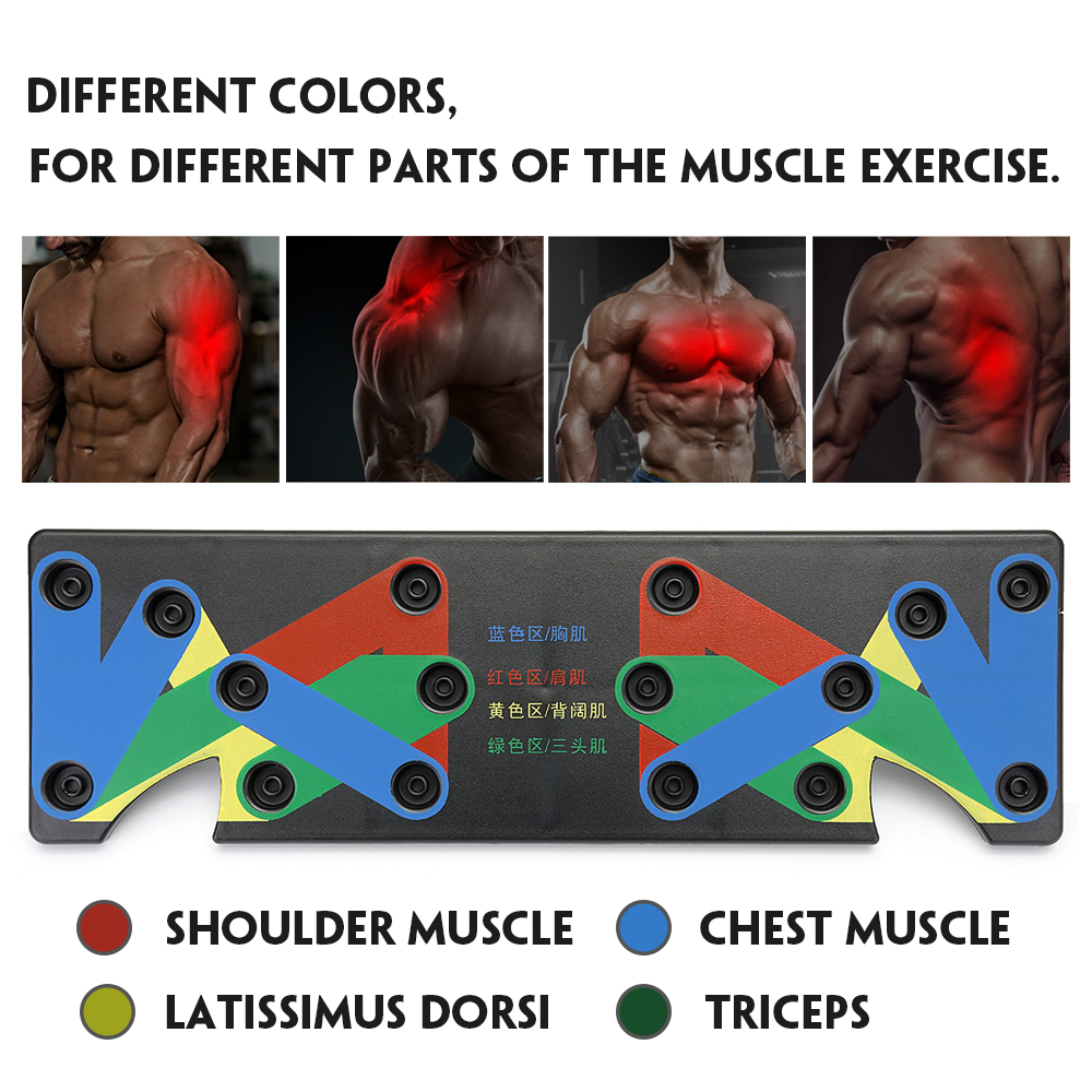 sport tool  Multifunctional Push Up Board Training System Body Strength Workout Gym Exercise NEW. 