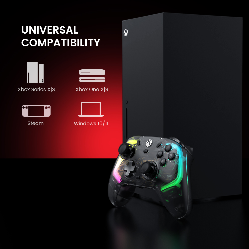 GameSir Kaleid Xbox Controller Hall Effect Gamepad for Xbox Series X, Xbox Series S, Xbox One game console. 