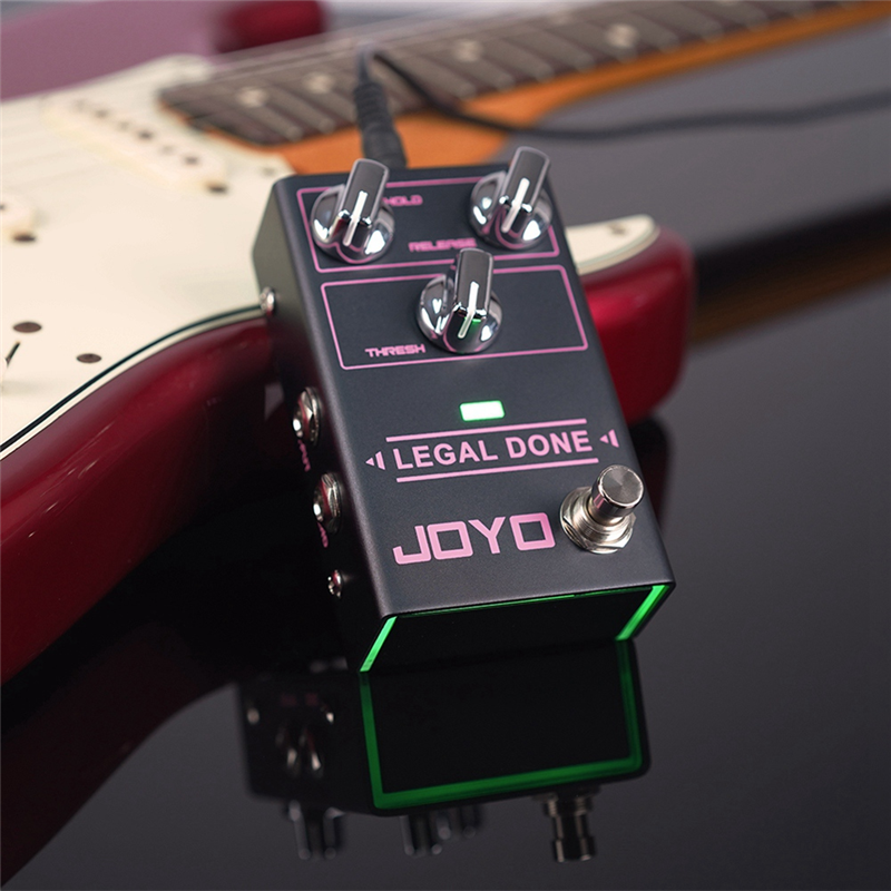 JOYO R-23 LEGAL DONE Noise Gate Pedal + Noise Reduction Circuit Support 2-Wire 4-Wire Connection. 