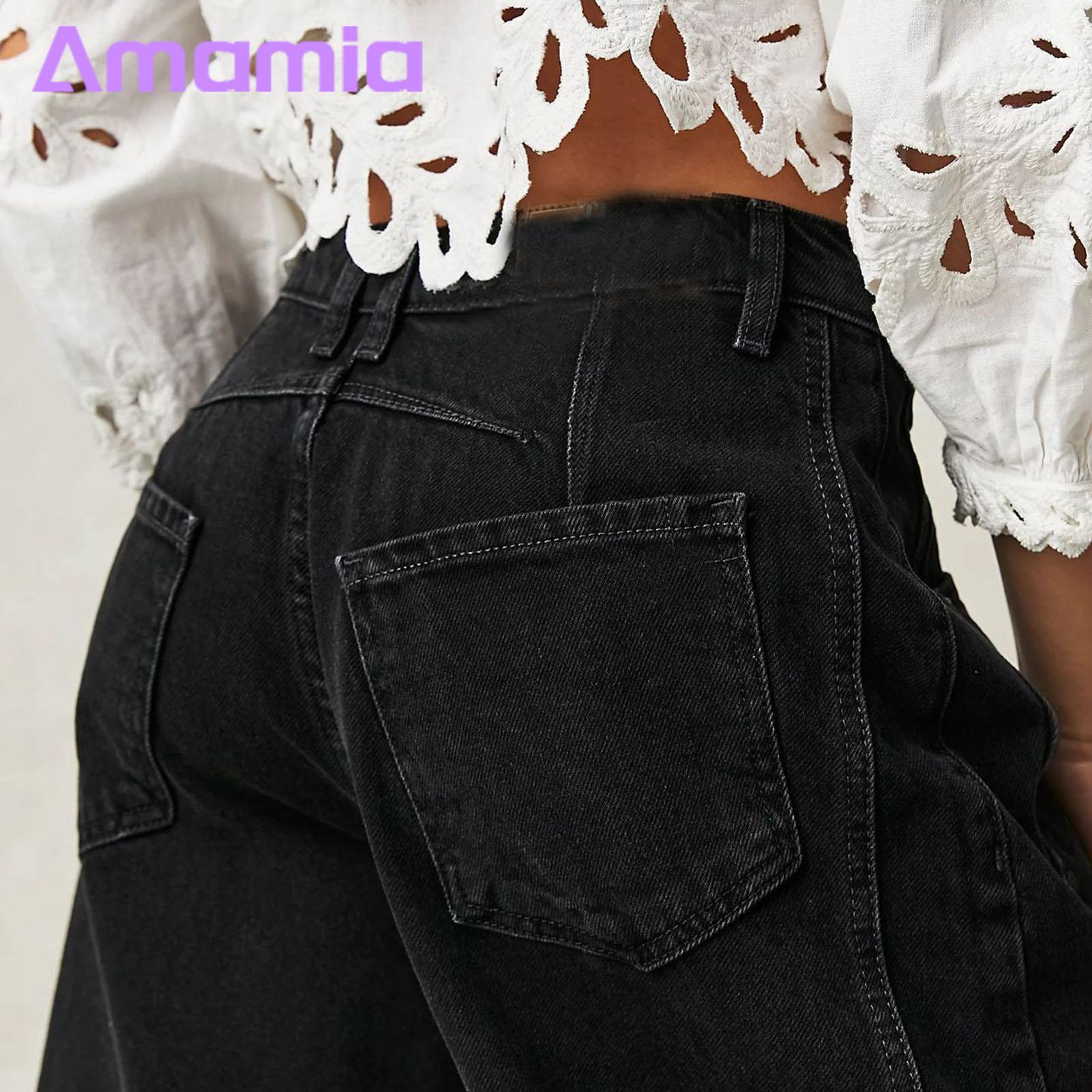 Women's Material: Our women's baggy jeans feature comfortable fabric and four-season style. Features include two side pockets and two back pockets to securely store a cell phone or other personal items.. 