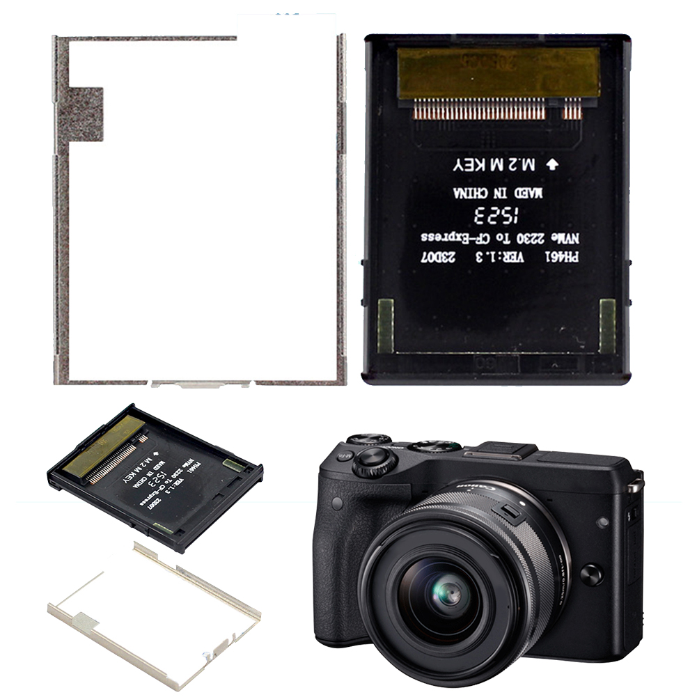 M.2 NVMe 2230 M-Key SSD To CFExpress Type-B Adapter Support PCIE4.0 NVME To CFExpress Adapter Expansion Adapter for Camera