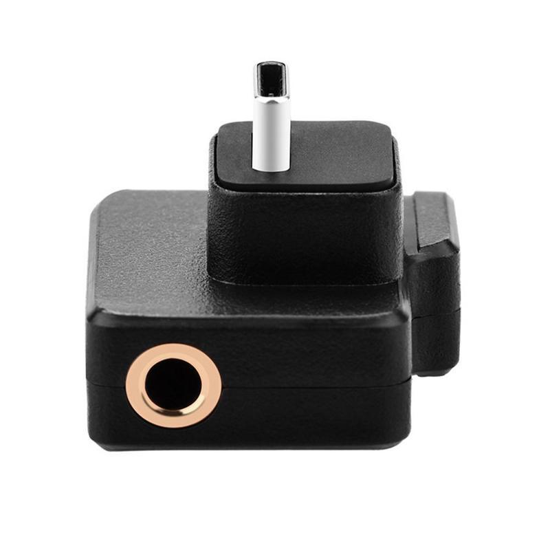 【YIYANGMAOYI111】For Dji Action Microphone 3.5mm/USB-Cc Adapter Audio External Mount For Plug DJI Osmo Action Accessories